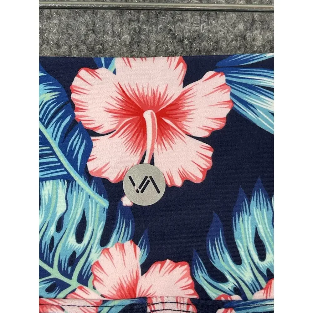 Vidia‎ Activewear Shorts Women's XXXL Slash Pockets Tropical Hibiscus
